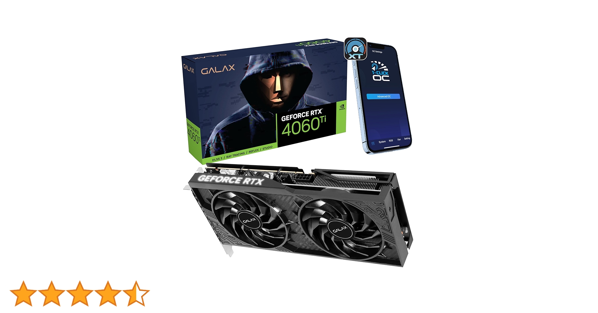 GALAX RTX 4060 Ti 8GB 1-Click OC 【中古】 71ffoEJ2PAL._AC_UL210_SR210,
